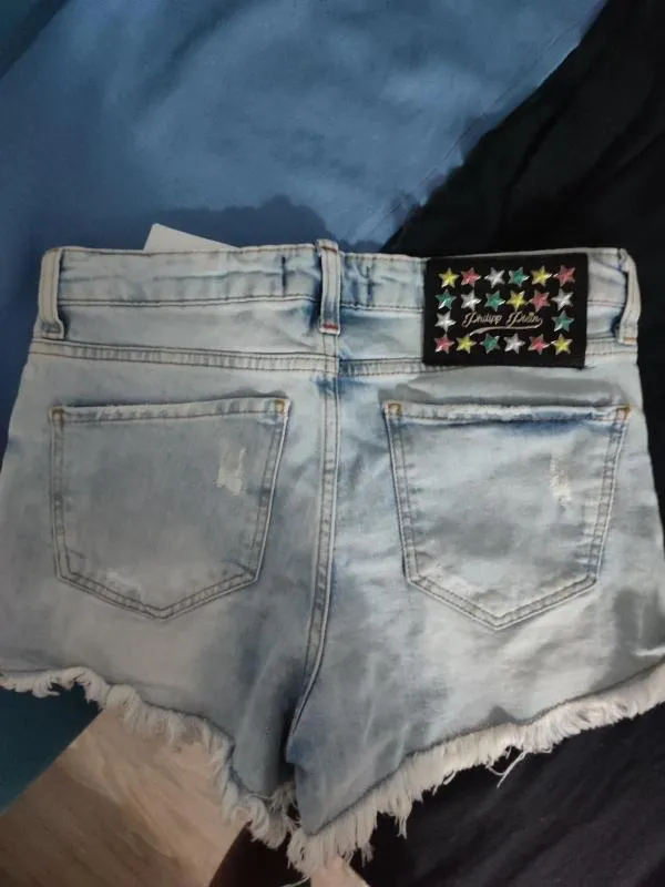 Blugi Philipp Plein EU 36 | Bleu, Scurți - Image 7