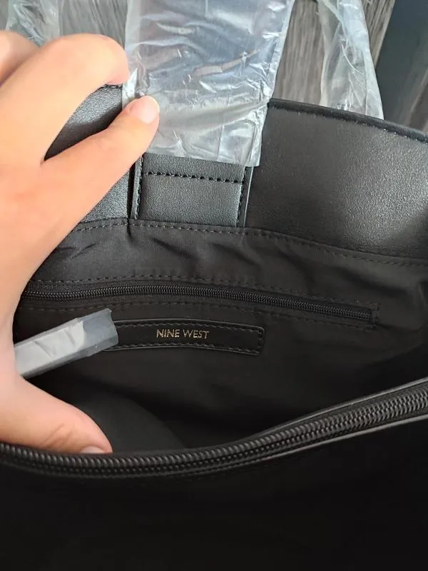 Geantă de mână Nine West | Negru, Piele ecologică - Image 6