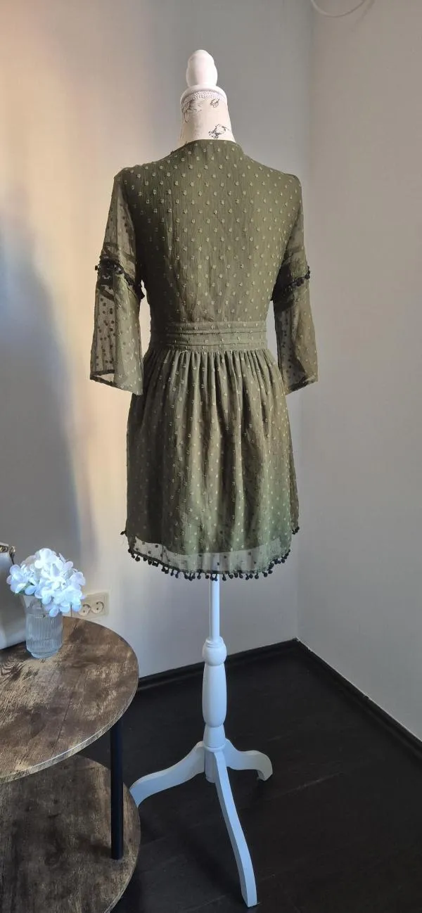 Rochie casual Zara EU 36 | Khaki, Mini - Image 5