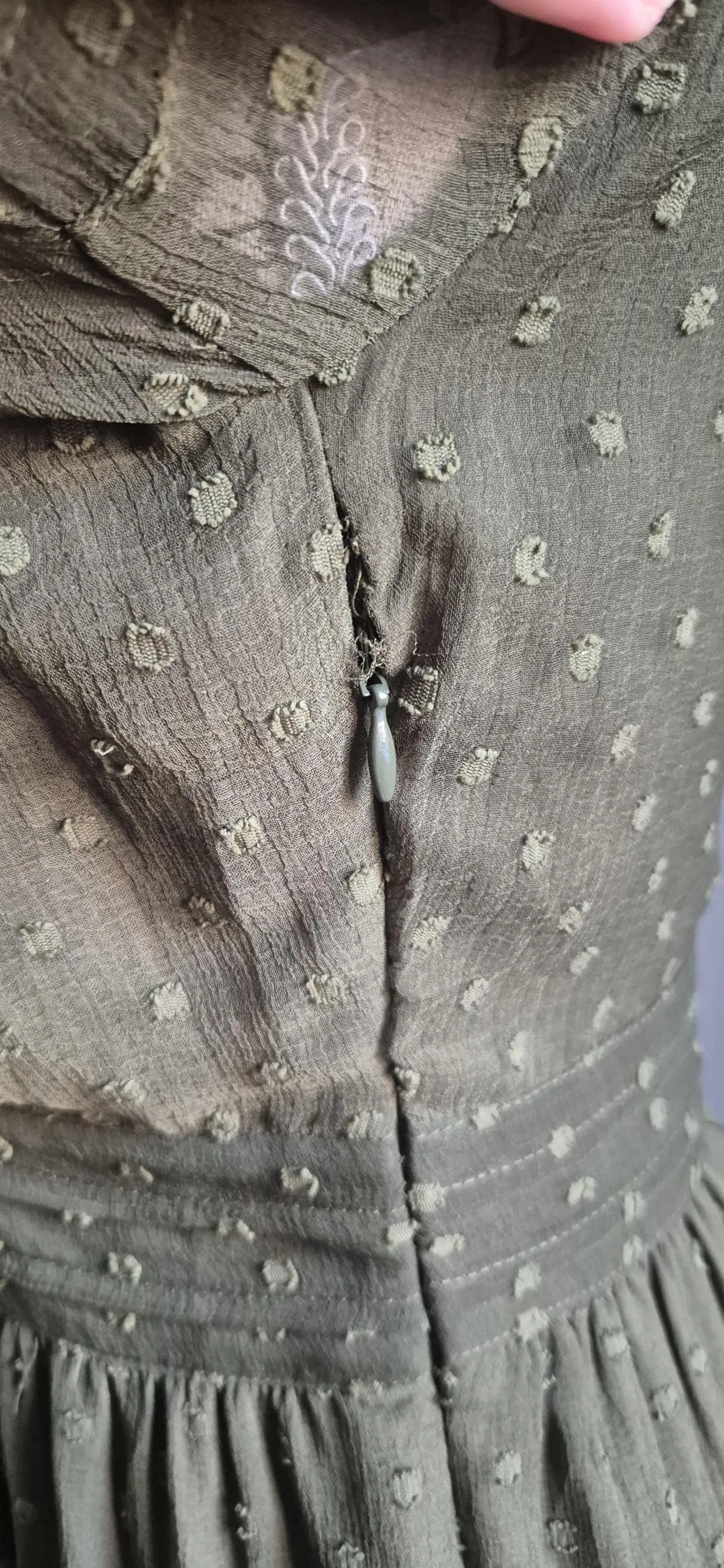 Rochie casual Zara EU 36 | Khaki, Mini - Image 6
