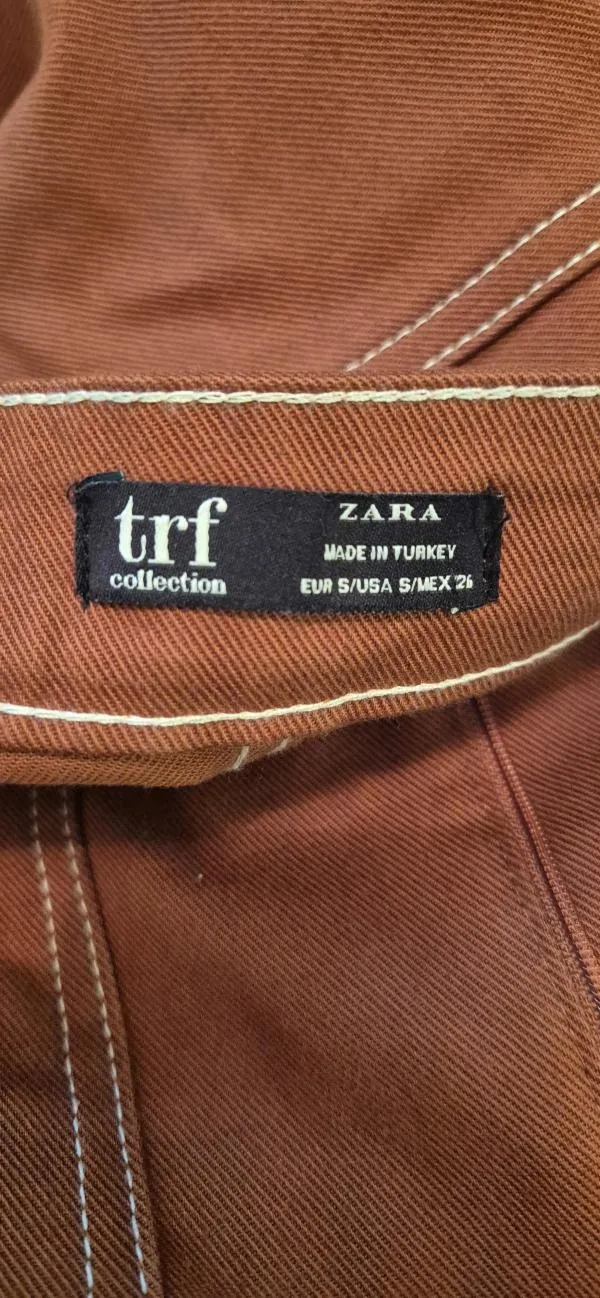 Fustă A-line Zara EU 36 | Cărămiziu, Mini, Lungă fit - Image 5