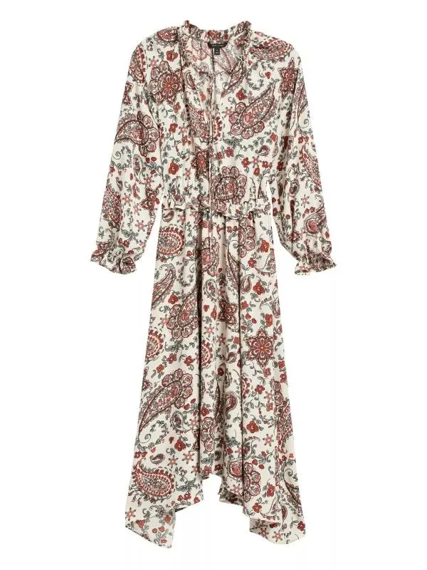 Rochie casual Banana Republic EU 38 | Alb, Midi, Floral & Tropical - Image 3