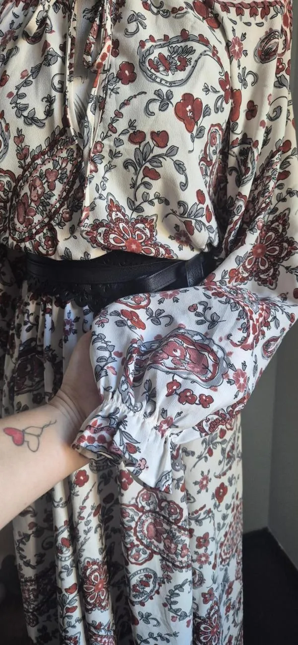 Rochie casual Banana Republic EU 38 | Alb, Midi, Floral & Tropical - Image 8