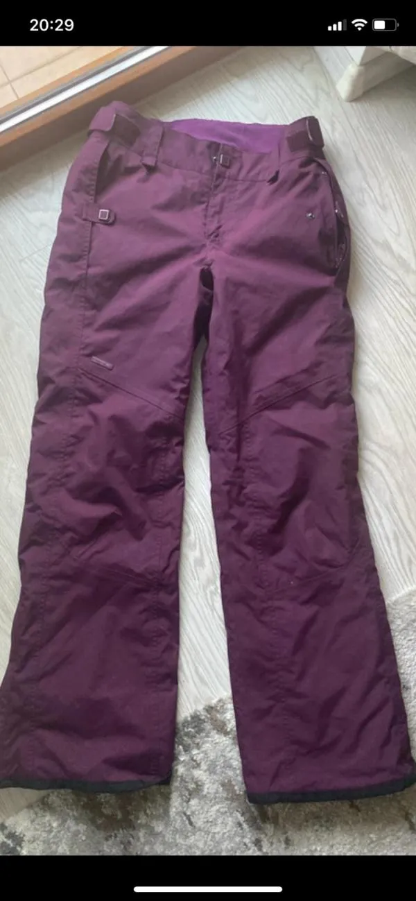 Pantaloni de ski TCM S | Burgundy, Lungi