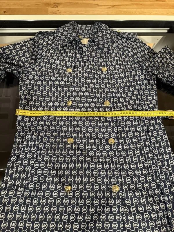 Trenci Michael Kors EU 38 | Bleumarin, Fără glugă, Logo - Image 10