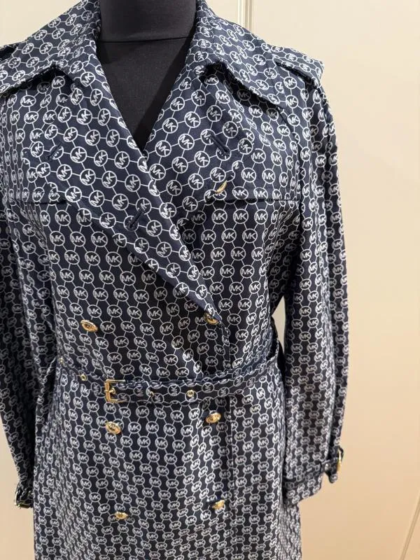Trenci Michael Kors EU 38 | Bleumarin, Fără glugă, Logo - Image 2