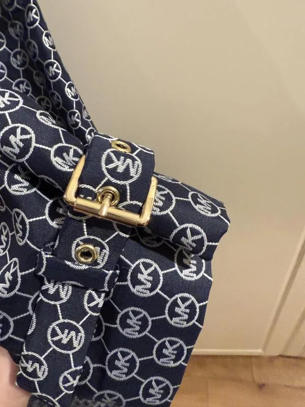 Trenci Michael Kors EU 38 | Bleumarin, Fără glugă, Logo - Image 4