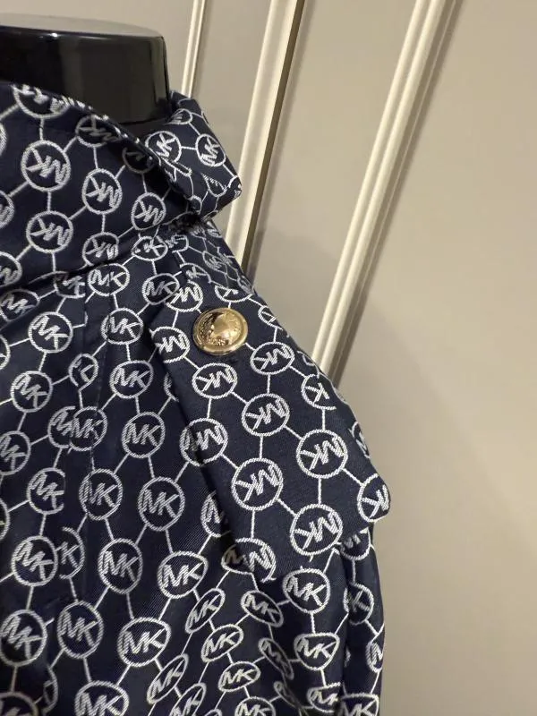 Trenci Michael Kors EU 38 | Bleumarin, Fără glugă, Logo - Image 5