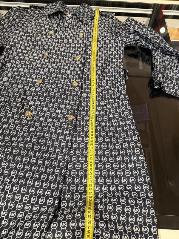 Trenci Michael Kors EU 38 | Bleumarin, Fără glugă, Logo - Image 7