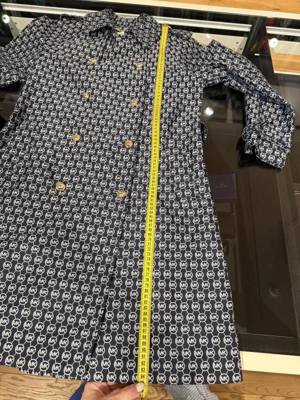 Trenci Michael Kors EU 38 | Bleumarin, Fără glugă, Logo - Image 8