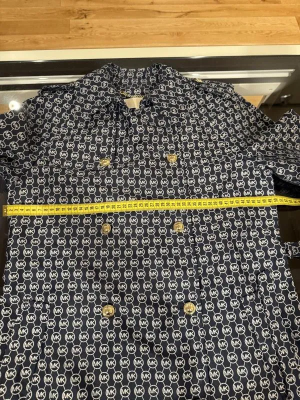 Trenci Michael Kors EU 38 | Bleumarin, Fără glugă, Logo - Image 9