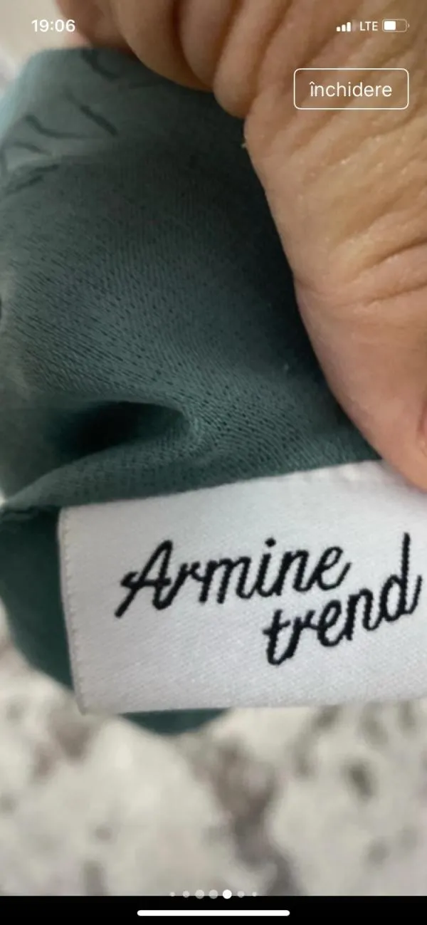 Eșarfă Armine trend | Verde - Image 4