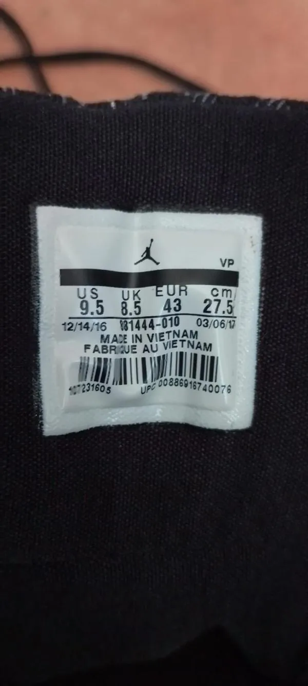 Sneakers Air Jordan EU 43 | Negru - Image 4