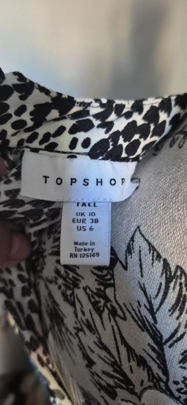 Rochie casual Topshop EU 38 | Alb, Maxi, Mânecă lungă - Image 9