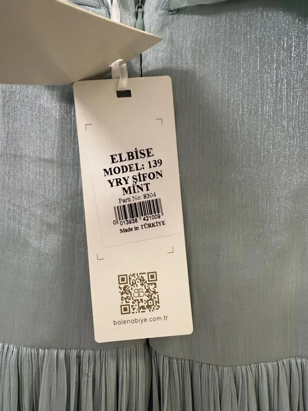 Rochie de ocazie Trendyol EU 40 | Verde mentă, Midi, Bretele subțiri - Image 7