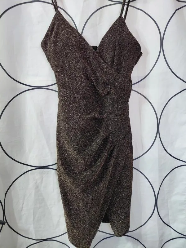 Rochie de ocazie Pronto Moda Cristina EU 38 | Auriu, Midi
