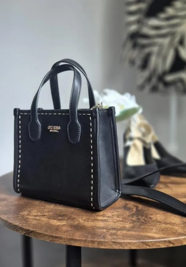 Geantă de mână Guess | Negru, Poliuretan - Image 3