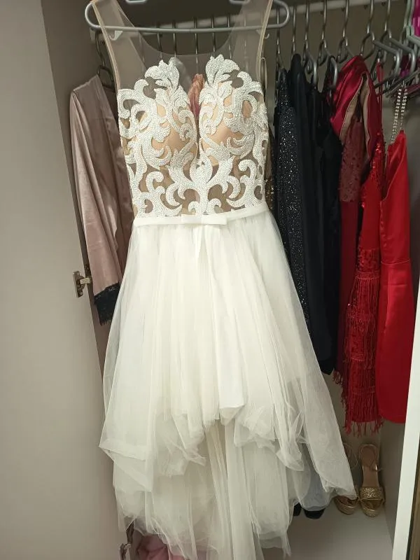 Rochie de ocazie Bby EU 36 | Alb, Midi