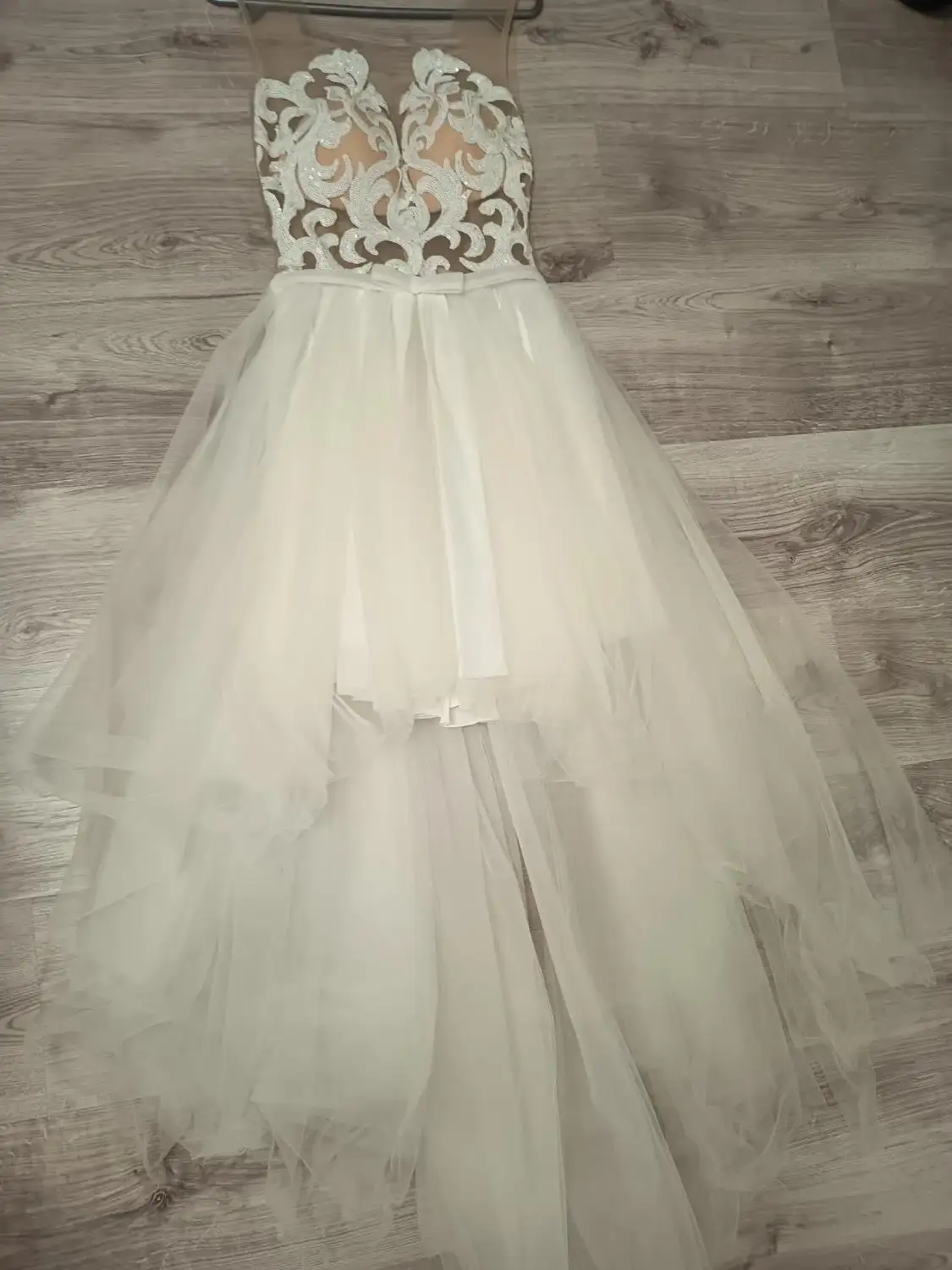 Rochie de ocazie Bby EU 36 | Alb, Midi - Image 4