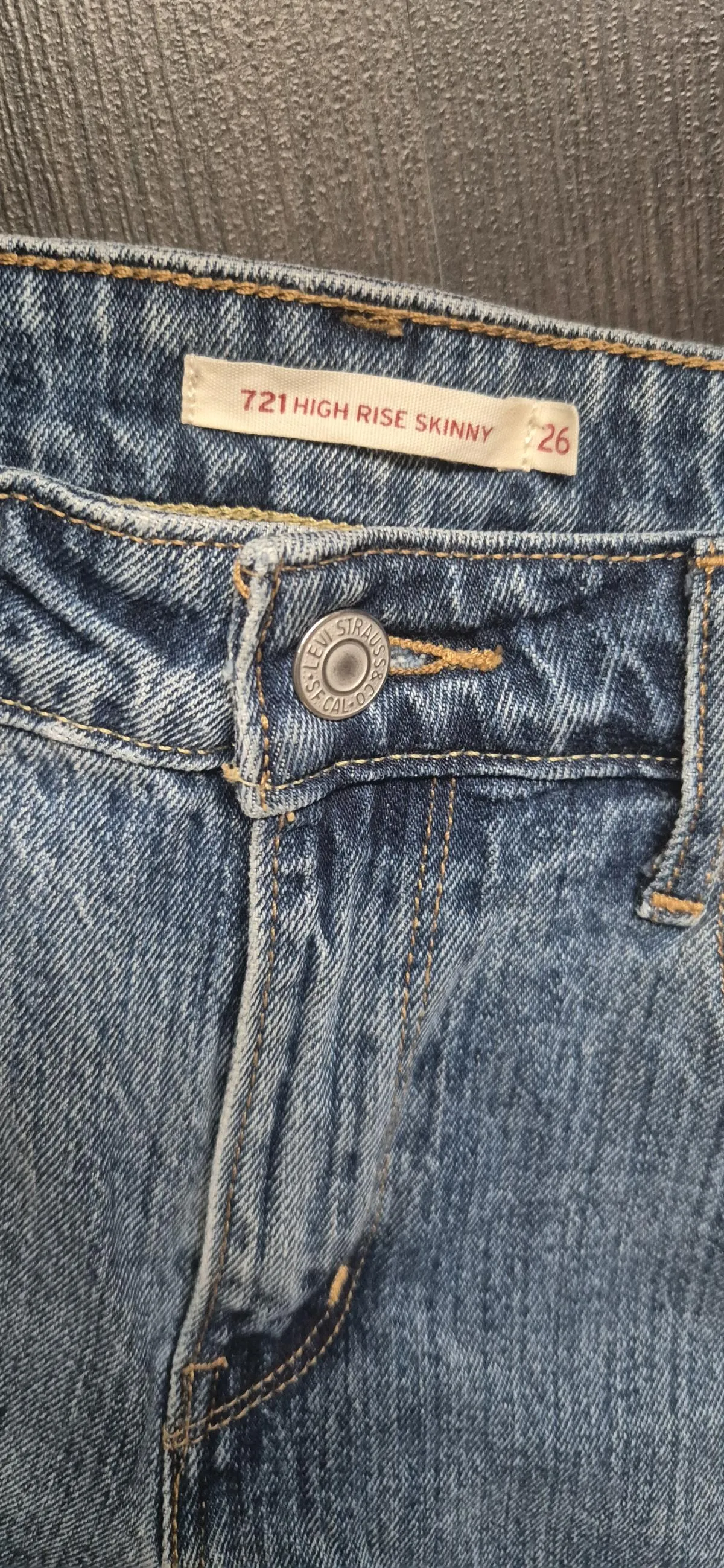 Blugi Levi's EU 36 | Albastru, Lungi, Talie înaltă, Skinny fit - Image 4
