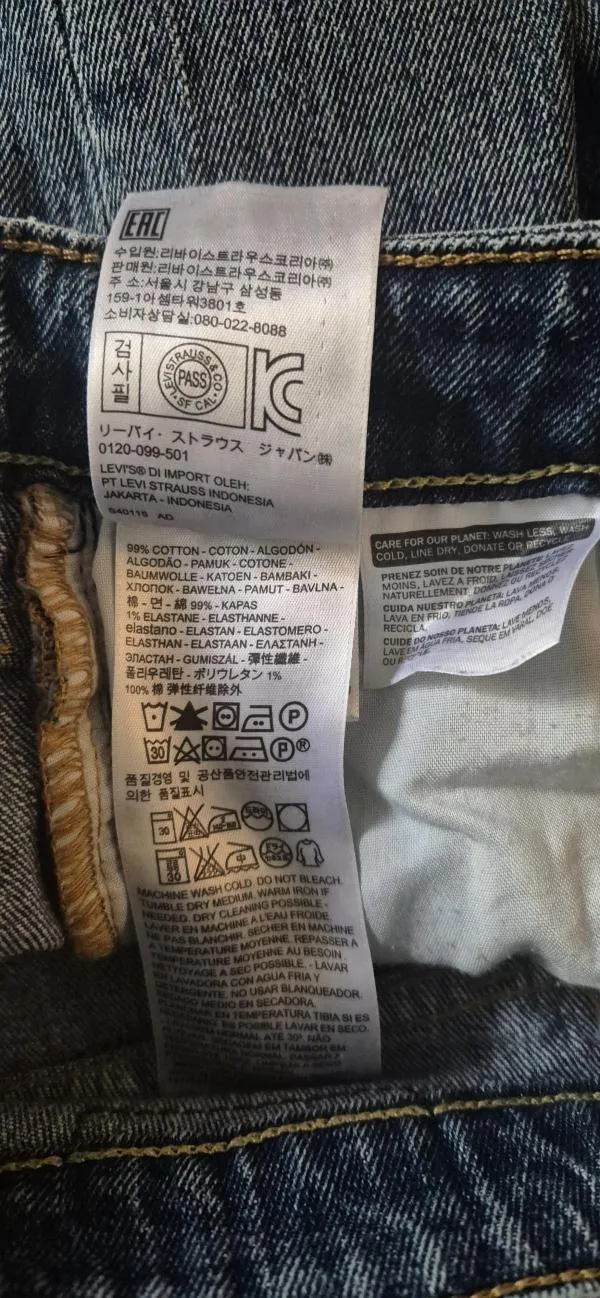Blugi Levi's EU 36 | Albastru, Lungi, Talie înaltă, Skinny fit - Image 8