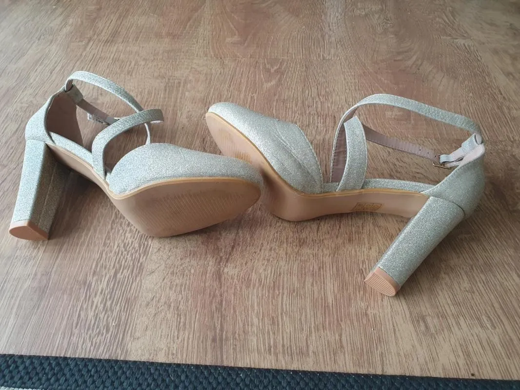 Pantofi cu toc înalt Estint EU 38 | Auriu - Image 3