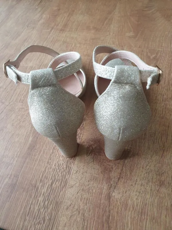 Pantofi cu toc înalt Estint EU 38 | Auriu - Image 4
