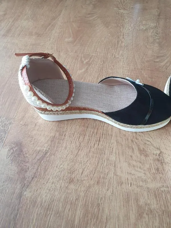 Espadrile Shein EU 40 | Crem, Pânză - Image 2