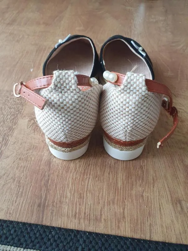 Espadrile Shein EU 40 | Crem, Pânză - Image 5