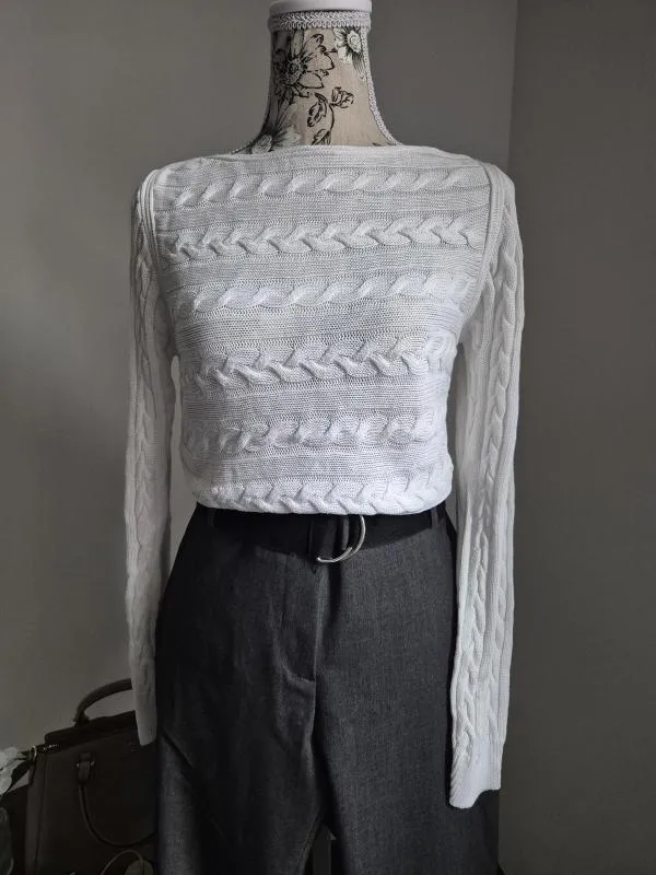 Bluză Lauren Ralph M | Alb, Normal, Mânecă lungă - Image 8