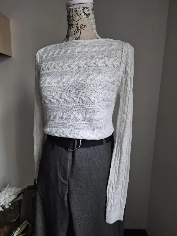 Bluză Lauren Ralph M | Alb, Normal, Mânecă lungă - Image 2