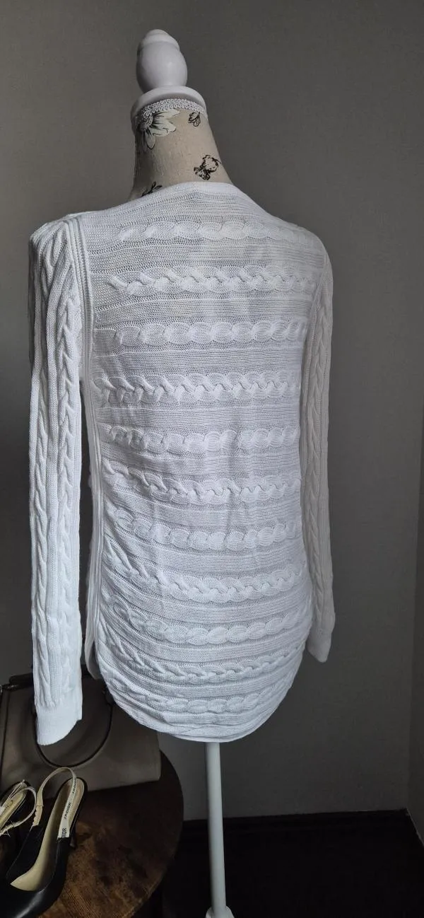 Bluză Lauren Ralph M | Alb, Normal, Mânecă lungă - Image 5