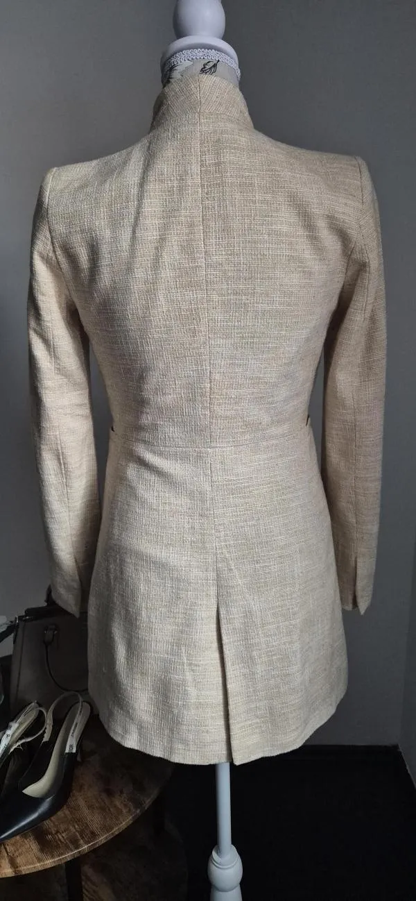 Blazer Zara XS | Bej, Fără glugă - Image 5