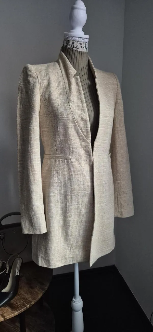 Blazer Zara XS | Bej, Fără glugă - Image 6