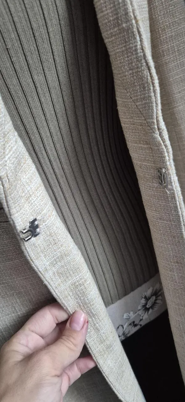 Blazer Zara XS | Bej, Fără glugă - Image 8