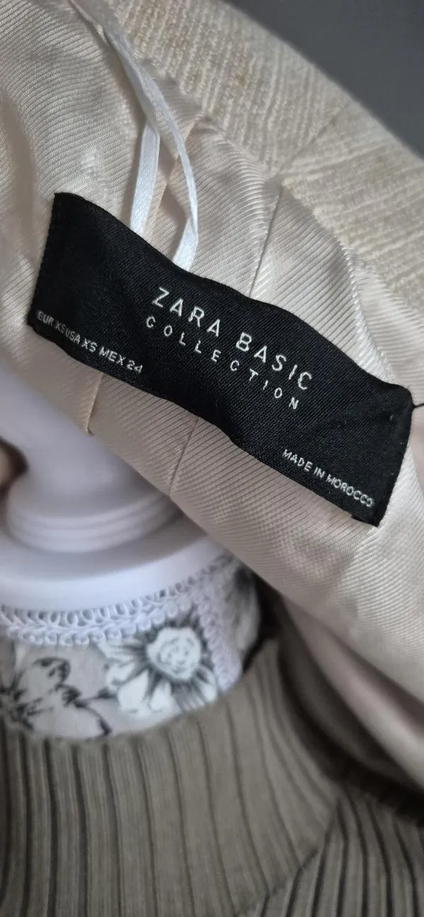 Blazer Zara XS | Bej, Fără glugă - Image 9