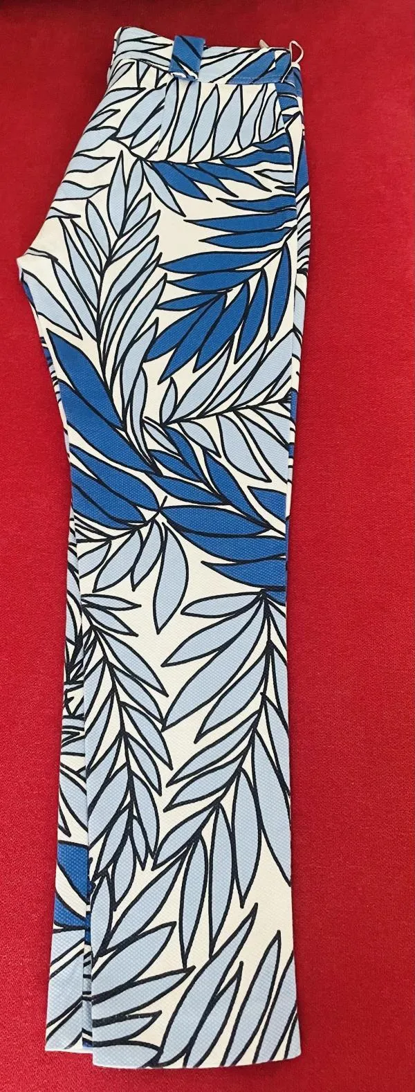 Pantaloni Guy Laroche EU 36 | Albastru, Lungi, Skinny fit, Floral & Tropical - Image 2