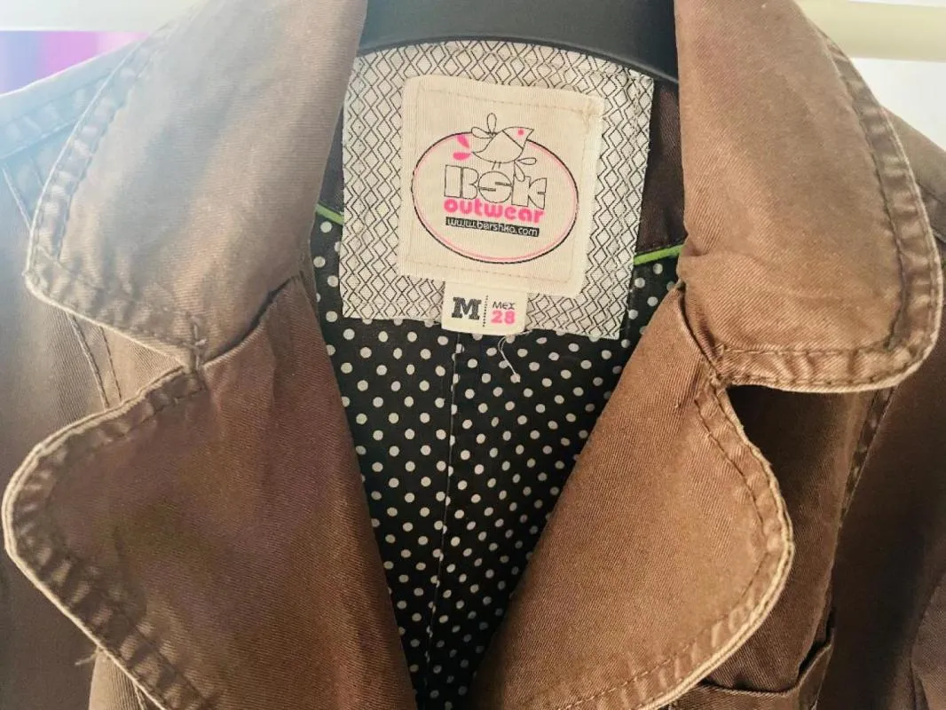 Jachetă Bershka M | Maro, Bumbac - Image 2