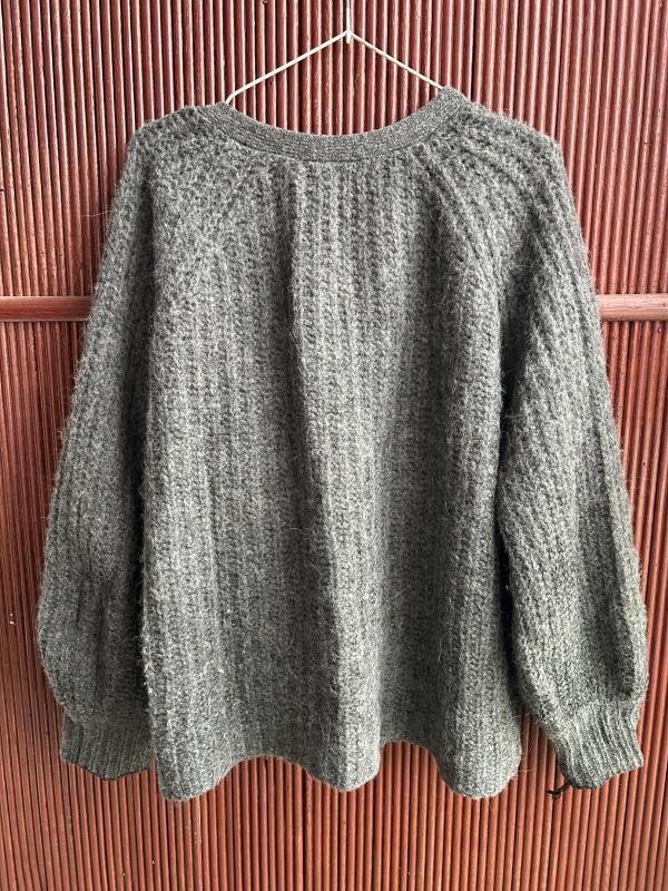 Cardigan Sézane EU 38 | Gri, Mânecă lungă, Monocrom, Lână - Image 3