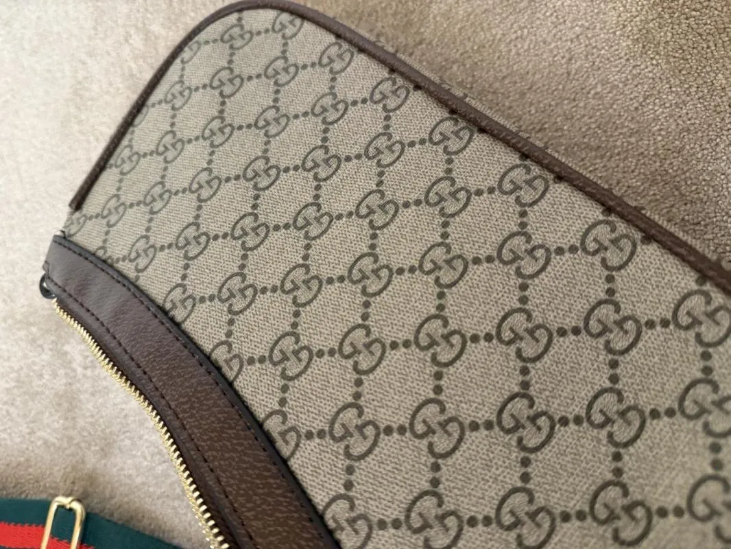 Geantă de mână Gucci | Caramel, Monocrom, Piele ecologică - Image 3