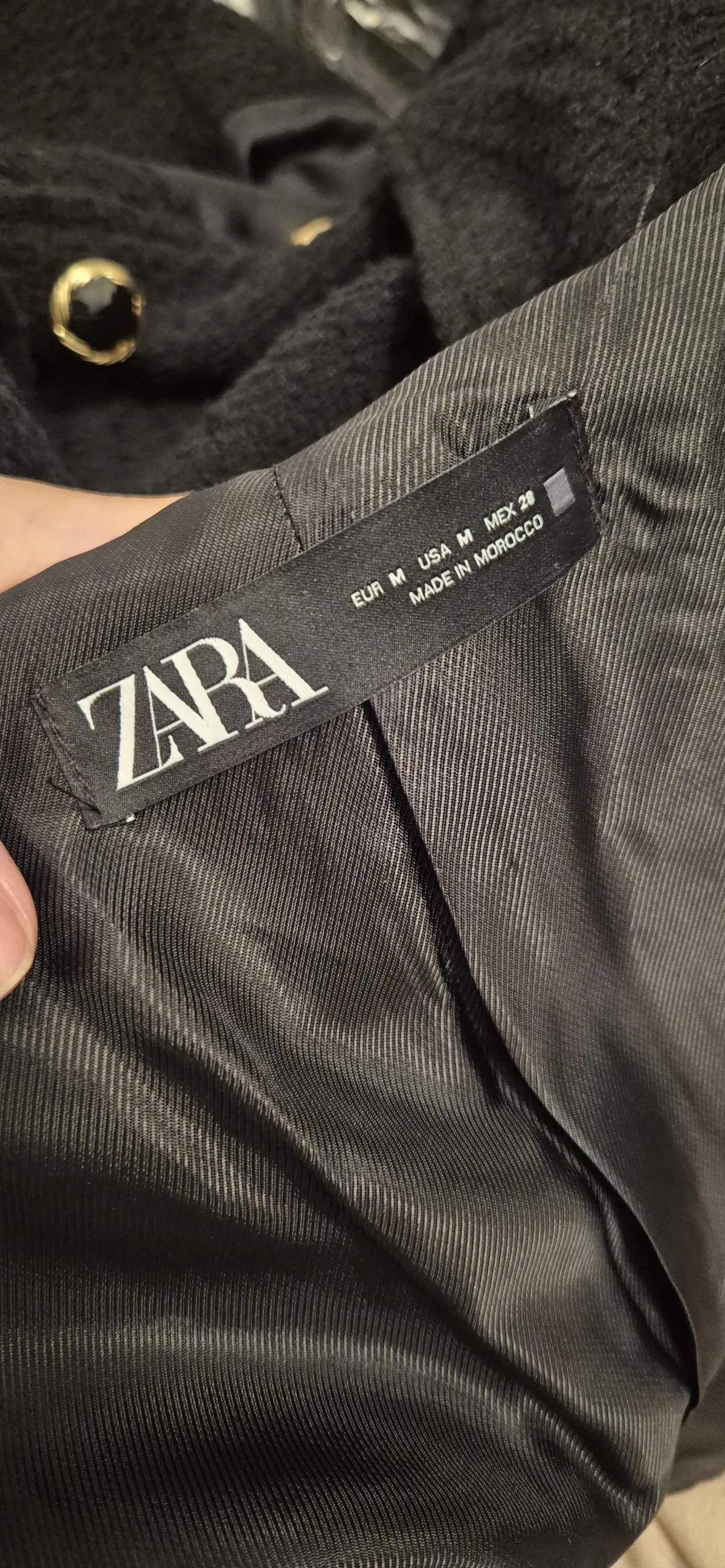 Blazer Zara M | Negru, Fără glugă - Image 11