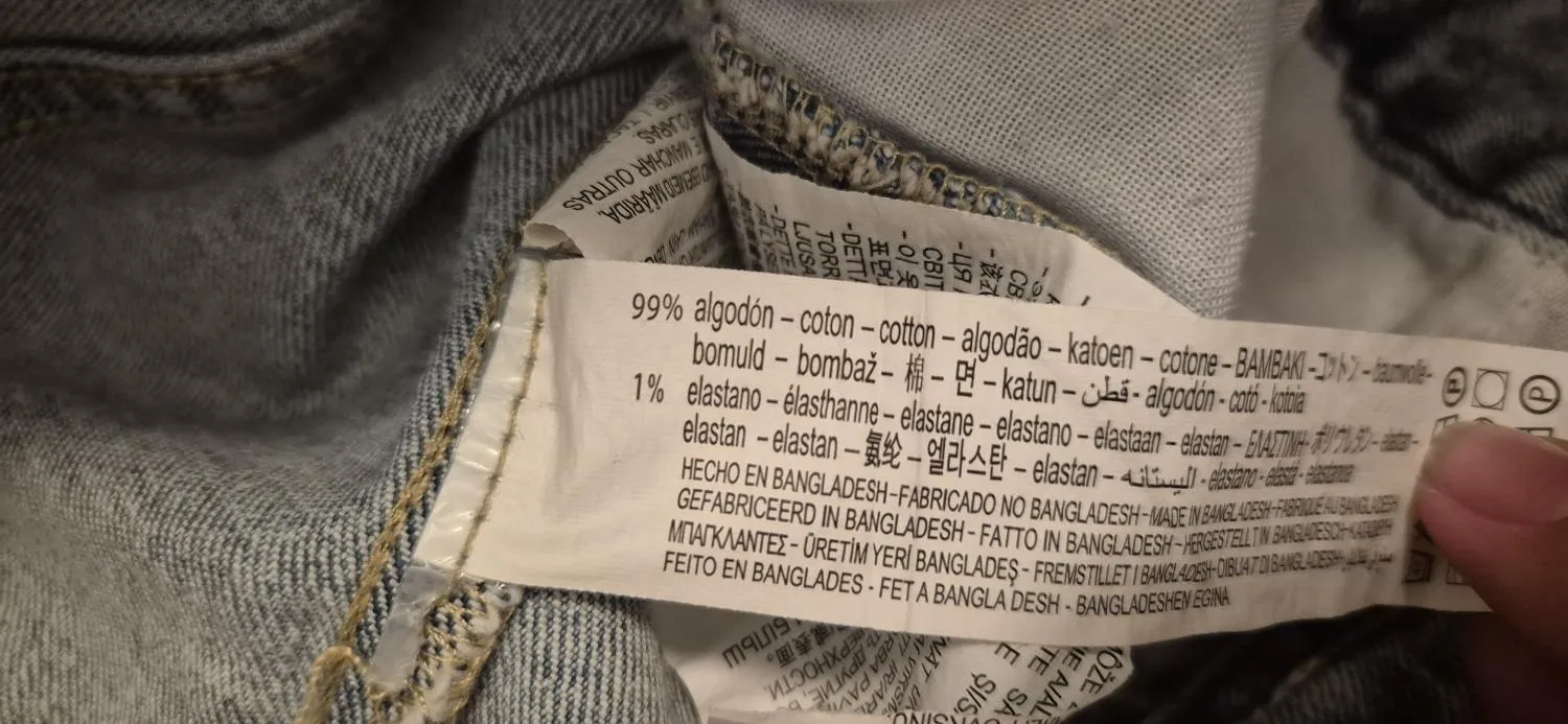 Geacă din denim Zara XS | Bleu, Fără glugă, Denim - Image 8