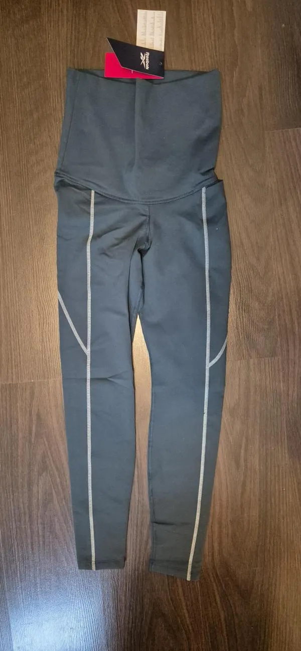 Pantaloni pentru gravide Reebok S | Verde, Maternity - Image 9