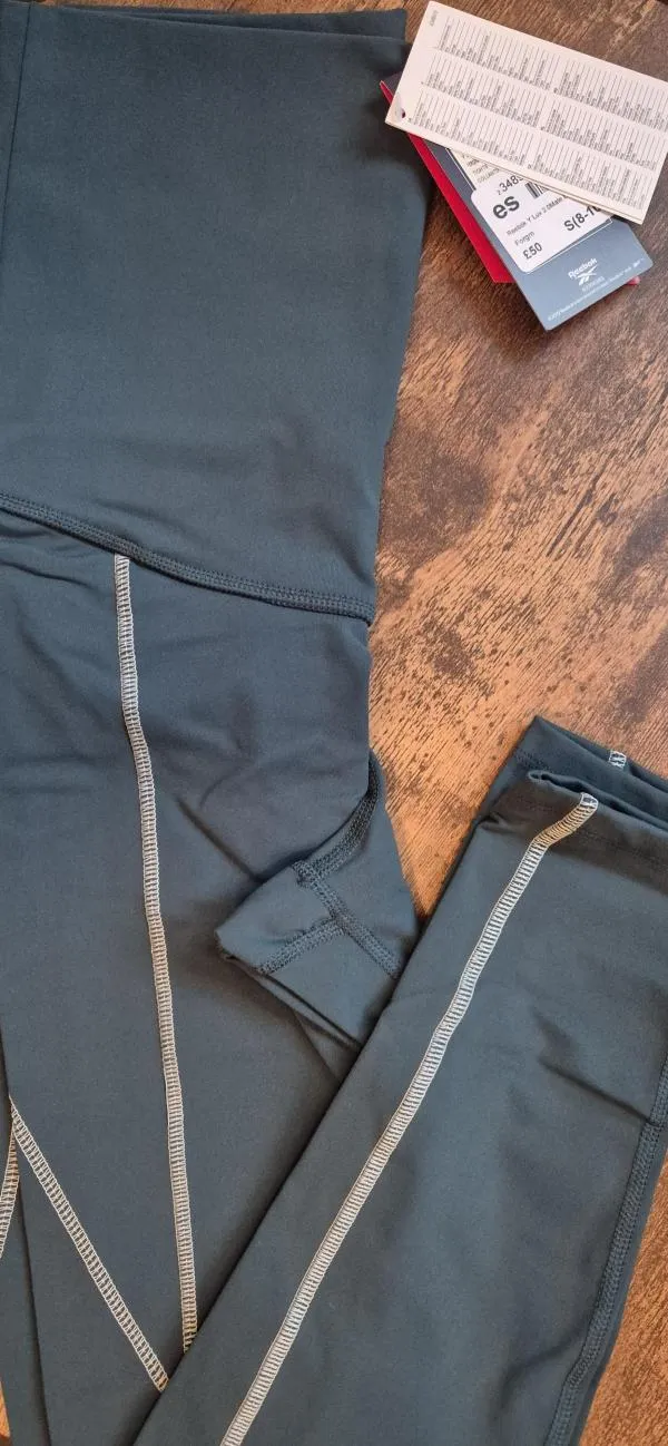 Pantaloni pentru gravide Reebok S | Verde, Maternity - Image 12