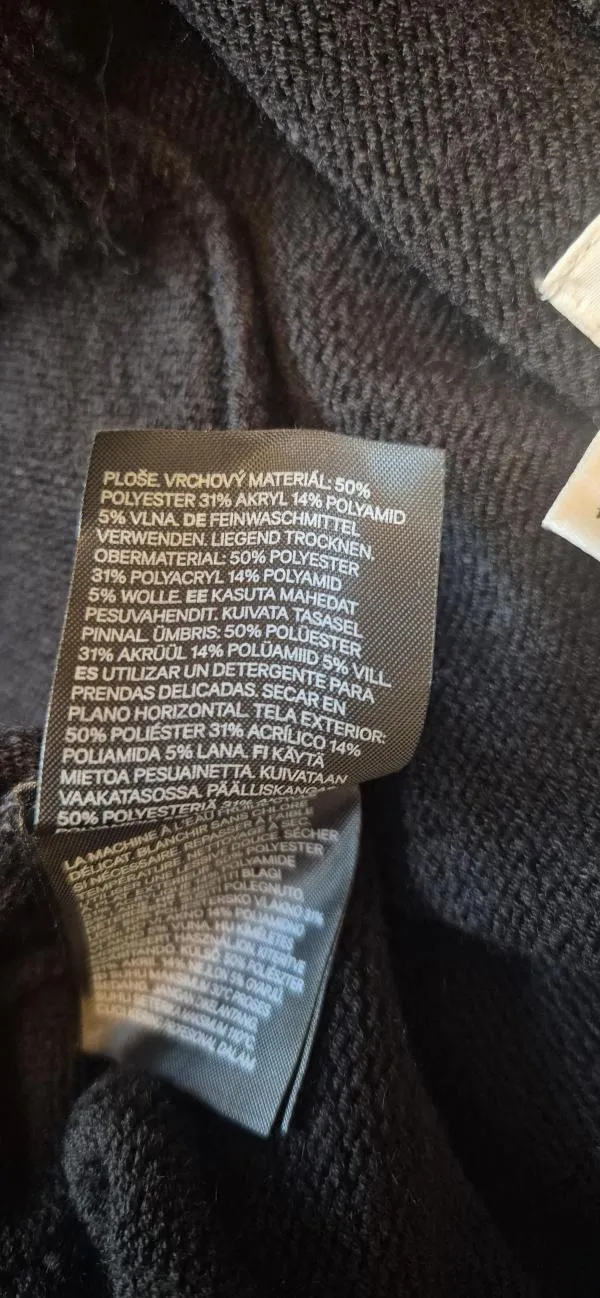 Cardigan H&M XS | Negru, Mânecă lungă - Image 10