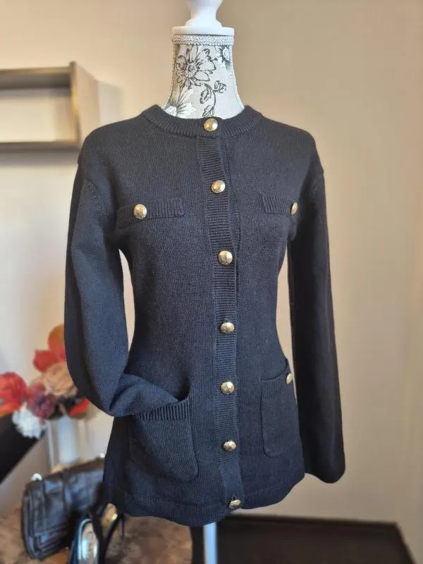 Cardigan H&M XS | Negru, Mânecă lungă - Image 11