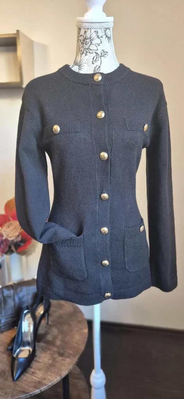 Cardigan H&M XS | Negru, Mânecă lungă - Image 2