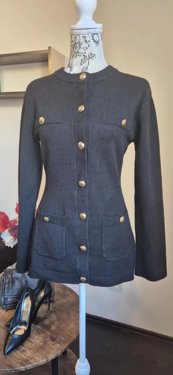 Cardigan H&M XS | Negru, Mânecă lungă - Image 3