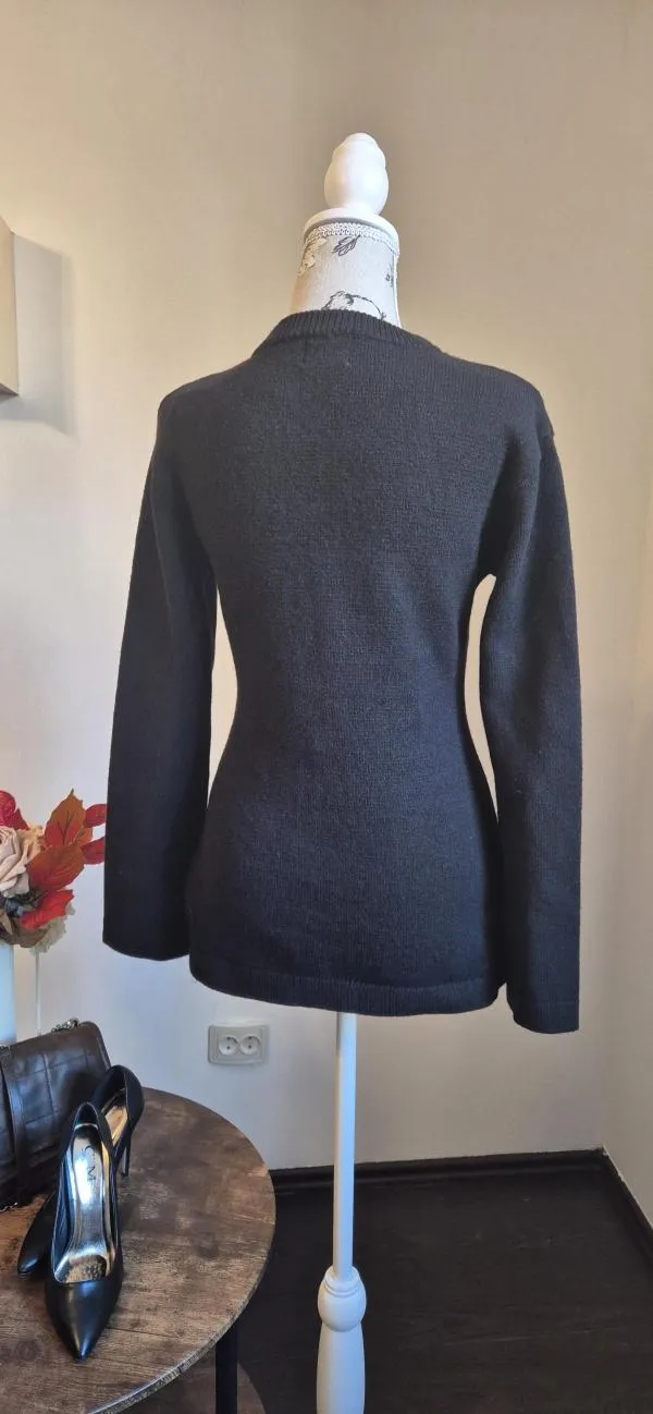 Cardigan H&M XS | Negru, Mânecă lungă - Image 4