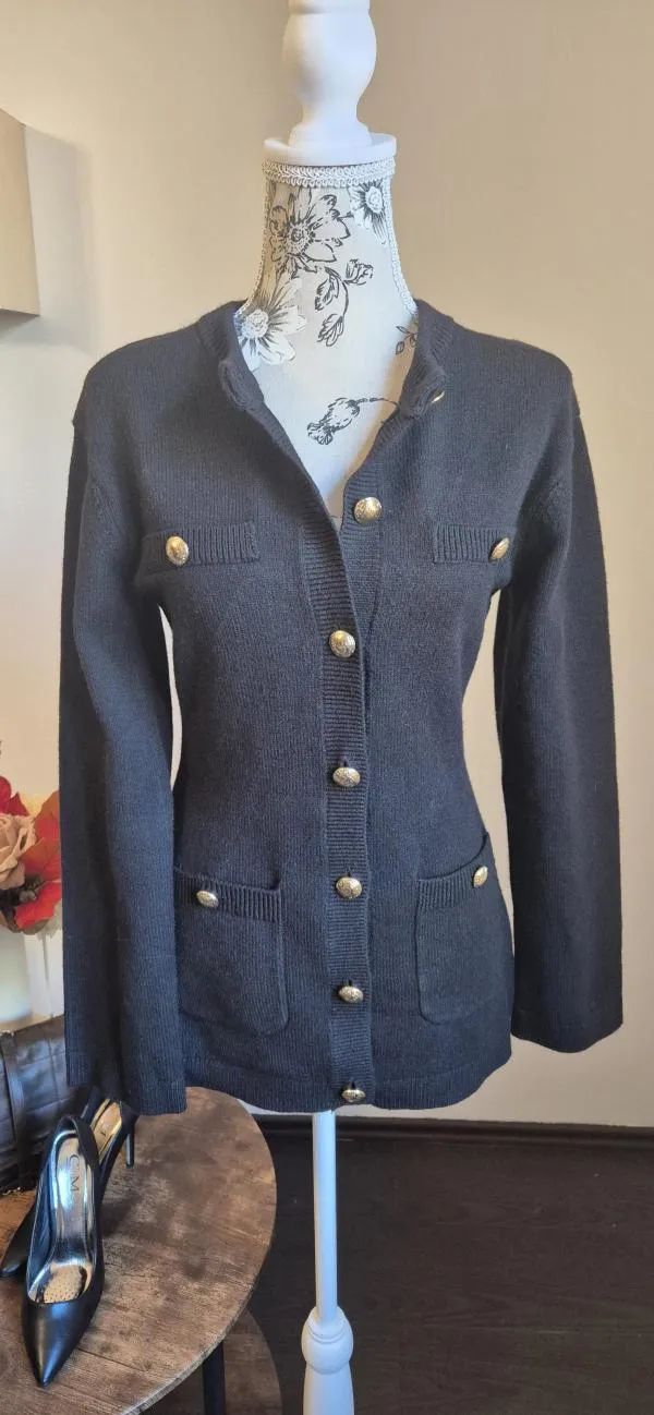 Cardigan H&M XS | Negru, Mânecă lungă - Image 5
